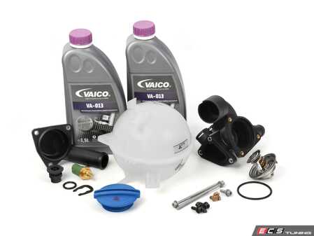 ES#2763570 - 022121113KT1 - Cooling System Refresh Kit - Level 2  - Replace your temp sensor, Expansion tank, thermostat & housing with one kit - Assembled By ECS - Audi