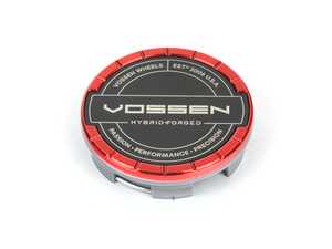 ES#4809825 - CAP-BSC-SM - Hybrid Forged Billet Sport Cap For VF & HF Series Wheels (VOSSEN RED) - Priced Each  - Vossen - 