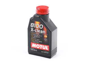 ES#261461 - 841611 - 8100 X-Clean Engine Oil (5w-40) - 1 Liter - 100% Synthetic engine oil specially designed around the demands of direct fuel injection engines. - Motul - Audi BMW Volkswagen