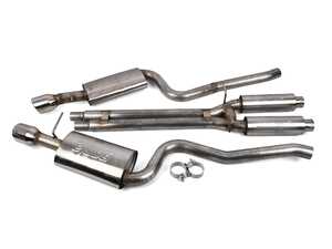 ES#3175541 - 252596 - Cat-Back Exhaust System - 2.5" T-304 Stainless Steel exhaust system with dual Borla mufflers - Techtonics Tuning - Audi