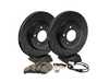 ES#4351879 - 34116774985KT6 - Front Brake Service Kit  - Featuring ECS V5 drilled & slotted rotors and ECS EP24 "Enthusiast Performance" brake pads. - Assembled By ECS - MINI