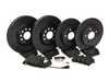 ES#3537628 - 025997ECS0562KT - Performance Front & Rear Brake Service Kit - Featuring ECS V5 Drilled & Slotted rotors and ECS EP24 Enthusiast Performance pads - Assembled By ECS - Audi