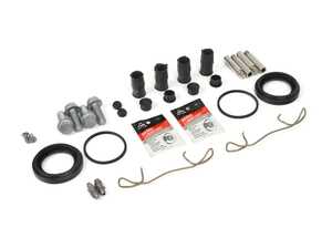 ES#2763031 - 1j0698151kt2 - Front Pad And Rotor Installation Kit - Stage 2 - This comprehensive kit includes every serviceable item on both calipers and rotors - Genuine Volkswagen Audi - Audi Volkswagen