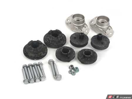 ES#4691385 - 8E0412377KT - Cup Kit/Coilover Installation Kit - Includes shock/strut mounts, spring pads, and hardware - Assembled By ECS - Audi
