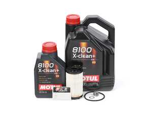 ES#4906499 - 9A719840500KT6 - Motul 8100 Oil Service Kit (5w-30) - Includes Hengst filter and Motul 8100 X-clean+ C30 Spec oil - Assembled By ECS - Porsche