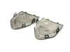 ES#4405459 - 51135A43E93 - Trim Cover Set With Pad - Night Jack  - These insert into the the side scuttle turn signal light as a decor upgrade, Matte Black updated where chrome was. - Genuine MINI - MINI