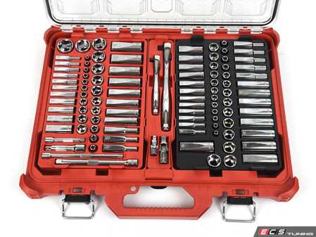 Milwaukee - 48-22-9486 - 1/4" & 3/8 Drive 106pc Ratchet & Socket Set ...