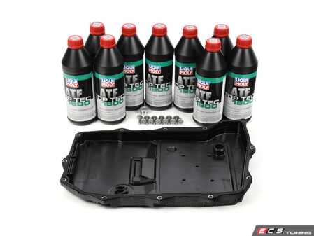 ES#4381725 - 0d53980091KT - 8-Speed Automatic Transmission Service Kit - Includes a new transmission filter, Liqui Moly fluid, gaskets, and plugs to service your transmission - Assembled By ECS - Audi