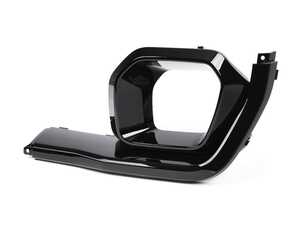 ES#4375017 - 51119450571 - Lower Trim Strip Air Duct Left  - Gloss Black - Lower lip/air duct in gloss black on the bumper - Genuine MINI - MINI