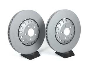 ES#4616340 - 4m0615301asKT -  Front Brake Rotors - Pair (375x36) - Restore the stopping power and add additional protection of Coat Z - Zimmermann - Audi