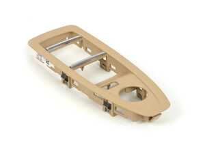 ES#3016222 - 51417403893 - Driver's Side Window Switch Cover - Beige - Replacement trim for your front driver's side mirror switches - Genuine BMW - BMW