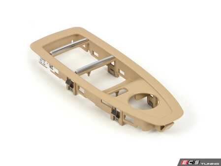 ES#3016222 - 51417403893 - Driver's Side Window Switch Cover - Beige - Replacement trim for your front driver's side mirror switches - Genuine BMW - BMW