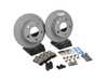 ES#1899337 - 8e0698015 - Rear Brake Service Kit - Includes Zimmermann Rotors & Akebono Pads - Assembled By ECS - Volkswagen