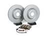 ES#2762579 - 8K0615301MKT2 - Front Brake Service Kit - Featuring Zimmerman rotors and ECS DD23 Daily Driver ceramic pads - Assembled By ECS - Audi