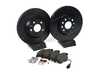 ES#3536709 - 025997ECS0224KT - Performance Front Brake Service Kit (312x25) - Featuring ECS V5 cross drilled and slotted rotors and ECS EP24 Enthusiast Performance pads - Assembled By ECS - Volkswagen