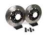 ES#4615833 - A1-122 - Front 2-Piece Floating Slotted Rotors - Pair (350mm) - Lightweight construction and a floating, 2-piece design! Includes caliper spacers to accommodate the larger 350mm size over stock. - Girodisc - Porsche