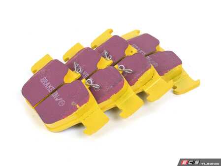 ES#4745656 - DP42394R - EBC Yellowstuff Brake Pad Set - Rear - EBC's premium sport street pad that offers high friction levels and heat fade resistance - EBC - BMW MINI