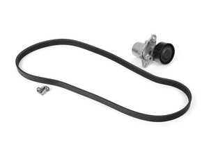 ES#3146045 - 06l903137AKT1 - Accessory Belt Kit - Keep your drive belt tight with a new belt, tensioner, and hardware - Assembled By ECS - Audi Volkswagen
