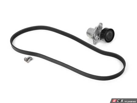 ES#3146045 - 06l903137AKT1 - Accessory Belt Kit - Keep your drive belt tight with a new belt, tensioner, and hardware - Assembled By ECS - Audi Volkswagen