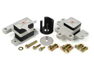 ES#4338837 - EBFI77-K5-4621 - BFI V2 Stage 1 Mount Kit - Fully Assembled  - Billet engine and transmission mounts with 70A durometer dogbone insert - Black Forest Industries - Volkswagen