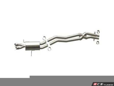 ES#2102408 - 16748 - Cat Back Exhaust - 2.5" stainless steel with dual 3" polished stainless tips - Magnaflow - BMW