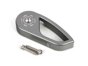 ES#4939925 - fxxhhl - BLACKLINE Performance Edition Hood Latch Handle (LHD) - Anthracite Grey - Improve your BMW's interior styling with a new billet Hood Latch Handle in an anodized finish from Goldenwrench Supply Co! - Goldenwrench Supply Co - BMW