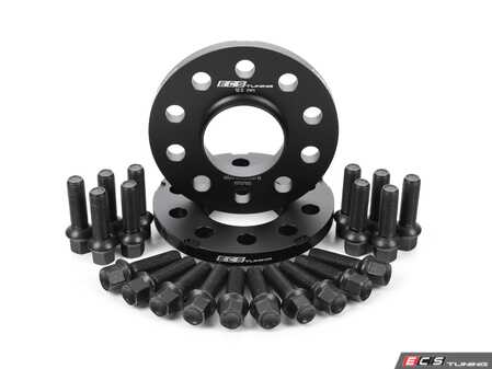 ES#4699616 - 002411ECS02A1KT - ECS Wheel Spacer 12.5mm Kit - Featuring ECS Tuning Wheel Spacers & H&R Ball Seat Wheel Bolts 14x1.5x43mm for OEM wheels - Assembled By ECS - Mercedes Benz