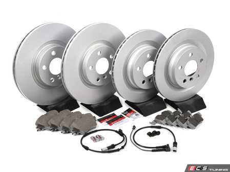 ES#5396777 - 34116865713KT5 - Front & Rear Brake Service Kit  - Featuring V5 ECS rotors and Brembo Ceramics Nao pads - Assembled By ECS - MINI
