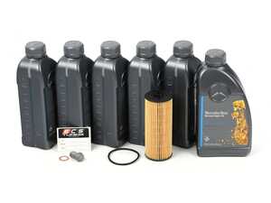 ES#4766015 - 2781800009KT11 - M133 Genuine Oil Service Kit (5w-40) - Includes Genuine filter and Genuine 229.5 Spec oil - Genuine Mercedes Benz - Mercedes Benz