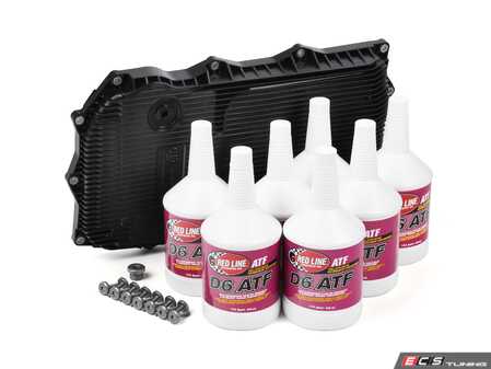 ES#4820669 - ZF8HPATSKT1 - Automatic Transmission Service Kit - Includes all the necessary components for a complete transmission service - Featuring a new Hengst filter, Redline D6 ATF, a pan gasket, pan installation hardware, and fill & drain plugs - Assembled By ECS - BMW