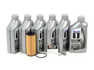 ES#4766014 - 2781800009KT10 - M133 Genuine Oil Service Kit (0w-40) - Includes Genuine filter and Genuine Mobil 1 229.5 Spec oil - Genuine Mercedes Benz - Mercedes Benz