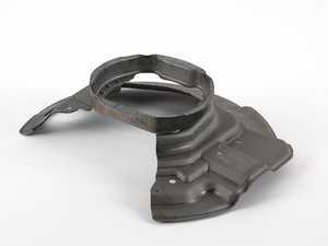 ES#59526 - 34111162570 - Front Dust Shield - Right - Metal brake rotor shield - Genuine BMW - BMW