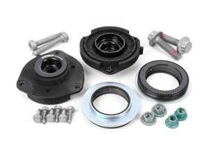 ES#3691596 - 1K0412249BKT1 - Heavy Duty Front Suspension Install Kit - Featuring ECS upgraded upper strut mounts! All of the hardware needed for a correct front suspension install. - Assembled By ECS - Volkswagen