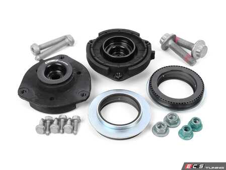 ES#3691596 - 1K0412249BKT1 - Heavy Duty Front Suspension Install Kit - Featuring ECS upgraded upper strut mounts! All of the hardware needed for a correct front suspension install. - Assembled By ECS - Volkswagen