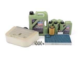 ES#4829987 - 4M0133843CKT1 - 40k Service Kit - This kit feature Hengst cabin Air Filter, Air Filter, oil filter, NGK spark Plugs, MolyGen 5w-40 Oil, and drain plug - Assembled By ECS - Audi