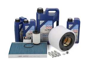 ES#4773091 - 233240KKT - Leichtlauf High Tech - 40k Service Kit (5w-40) - Everything you need to perform the recommended 40k mile service - Assembled By ECS - Audi