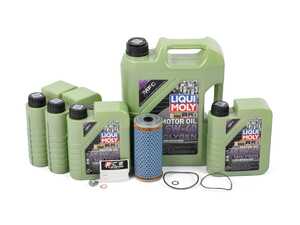ES#4662414 - 11918000091KT - M119 Liqui Moly Molygen Oil Service Kit (5w-40) - Includes Hengst filter and Liqui Moly Molygen New Generation MB 229.5 Spec oil - Assembled By ECS - Mercedes Benz