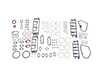 ES#4940701 - 91110090110 - Engine Gasket Set - Complete - Comprehensive gasket set for engine rebuilds - Elring - Porsche