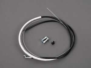 ES#4348612 - Aut-rado-cable3 - Hood Release Cable With Handle Clip And Horns - Replace your broken hood release assembly - Autobahn Autoworx - Volkswagen