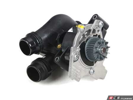 ES#4671690 - 06J121026BH - Water Pump Module - Includes the thermostat, temp sensor, and gasket - Genuine Volkswagen Audi - Audi Volkswagen