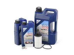 ES#4766428 - 2761800009KT5 - M276 Liqui Moly Leichtlauf High Tech Oil Service Kit (5w-40) - Includes Hengst filter and Liqui Moly Leichtlauf High Tech MB 229.5 Spec oil - Assembled By ECS - Mercedes Benz