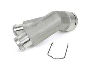 ES#4920775 - 054443la01KT - Heavy-Duty Aluminum Thermostat Cooling Hose Adapter (5Q0122291DA) - Upgrade to durable cast aluminum construction & say goodbye to failure-prone plastic! - ECS - Audi Volkswagen