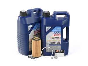 ES#2804262 - 2751800009KT3 - M275 V12 Liqui Moly Leichtlauf High Tech Oil Service Kit (5w-40) - Includes MANN filter and Liqui Moly Leichtlauf High Tech MB 229.5 Spec oil - Assembled By ECS - Mercedes Benz