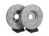 ES#3131994 - BSD1838 - Front Slotted (Blade) Brake Rotors - Pair (320x30) - The Uniquely created blade slot design helps to remove hot gases from the braking zone in a quick and efficient way - EBC - Audi
