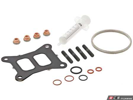 ES#4941120 - 793.230 - Turbocharger Installation Kit - Hardware and gaskets used for turbocharger mounting - Elring - Audi Volkswagen