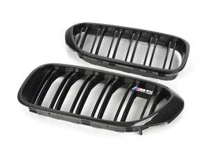 ES#4659318 - 51712447091KT - BMW M Performance Carbon Fiber Kidney Grilles - Genuine BMW M Performance - BMW
