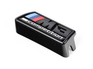 ES#4908941 - 51135B4C466 - Front Kidney Grille Emblem - Original BMW front ///M3 badge for the kidney grille on G80 M3 models with the Competition package. - Genuine BMW - BMW