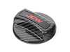 ES#4875530 - 16115B4EAD4 - MINI JCW Carbon Fiber Filler Cap Cover - Red JCW Letters - Overlay real carbon fiber fuel cap cover with JCW logo - Genuine MINI - MINI