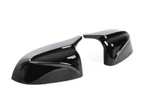ES#4884035 - BM-0113-P - M-Inspired Painted Mirror Covers - G01 X3 | G02 X4 | G05 X5 | G06 X6 | G07 X7 (High-Gloss Black) - Upgrade the appearance of your vehicle's mirror covers to a sportier and more sophisticated look with our exclusive M-inspired high-gloss black mirror covers. - AUTOTECKNIC - BMW