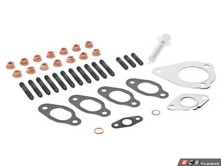 ES#5293623 - 704.020 - Turbocharger Installation Kit - Hardware and gaskets used for turbocharger mounting - Elring - Volkswagen